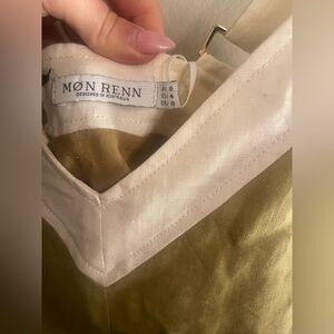 Mon Renn Linen Strapped Dress